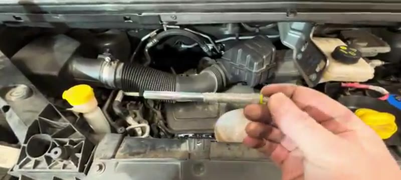 Removed glow plug held on the 10mm socket above the Trafic engine bay